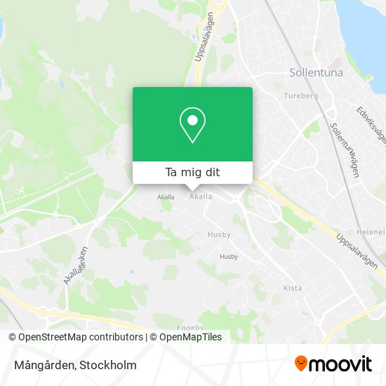 Mångården karta