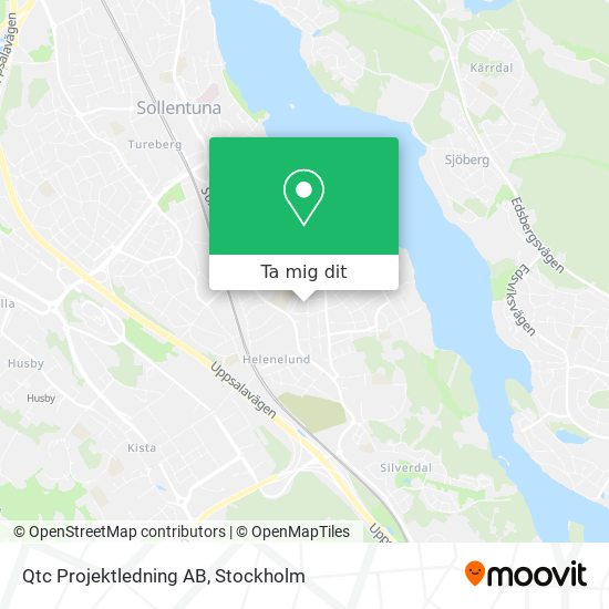 Qtc Projektledning AB karta