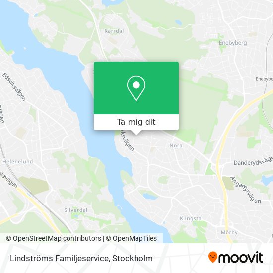 Lindströms Familjeservice karta
