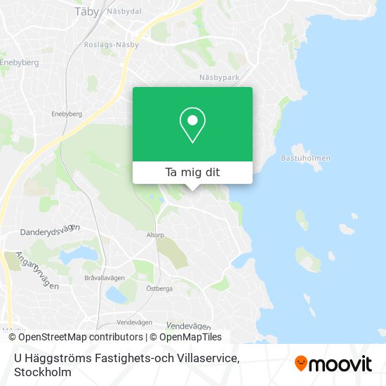U Häggströms Fastighets-och Villaservice karta