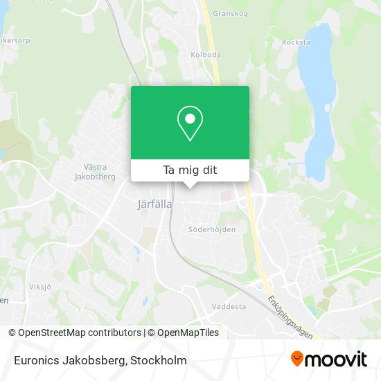 Euronics Jakobsberg karta