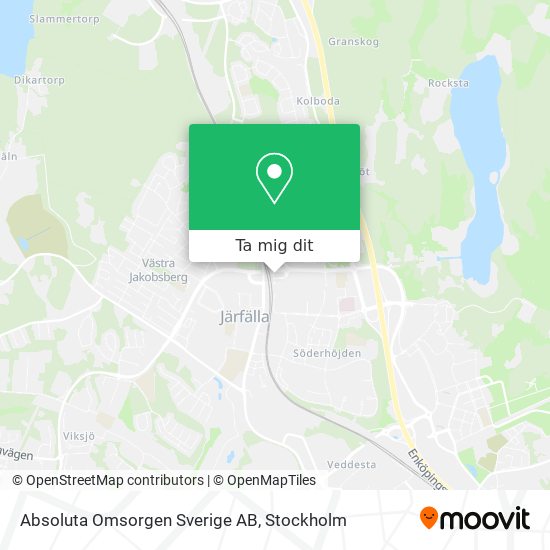 Absoluta Omsorgen Sverige AB karta