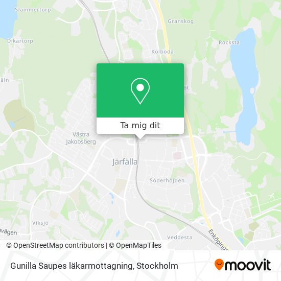 Gunilla Saupes läkarmottagning karta