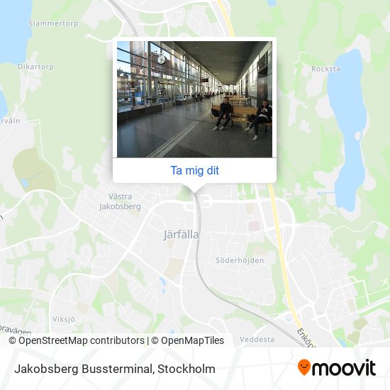 Jakobsberg Bussterminal karta
