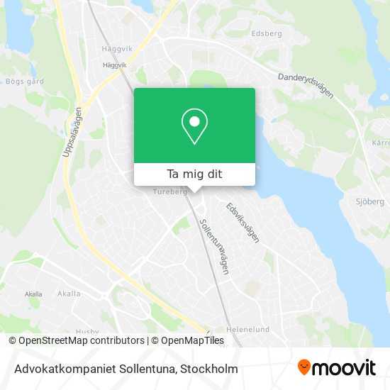 Advokatkompaniet Sollentuna karta