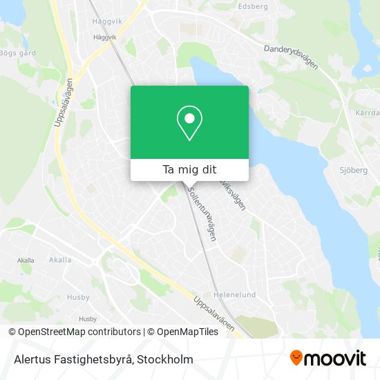 Alertus Fastighetsbyrå karta