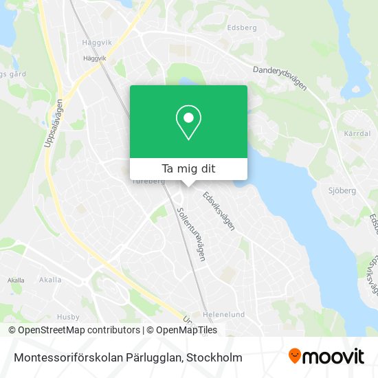 Montessoriförskolan Pärlugglan karta