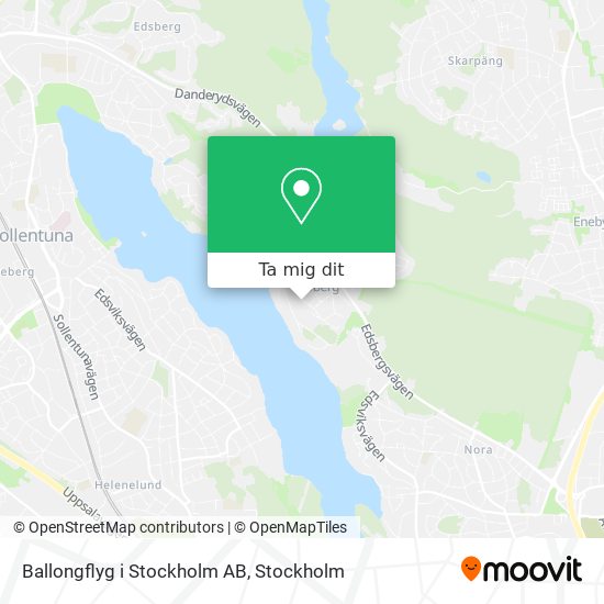 Ballongflyg i Stockholm AB karta