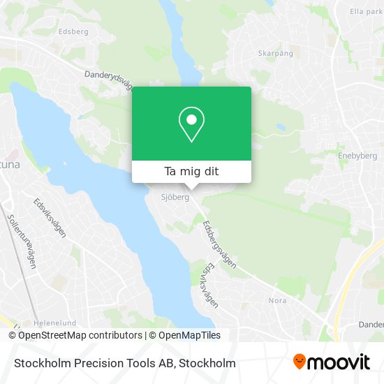 Stockholm Precision Tools AB karta