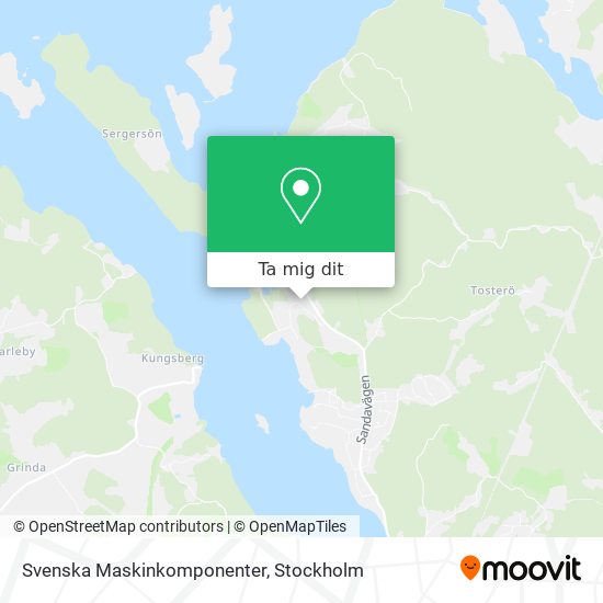 Svenska Maskinkomponenter karta