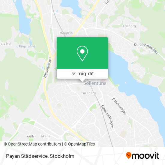 Payan Städservice karta