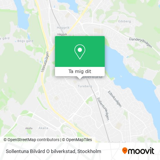 Sollentuna Bilvård O bilverkstad karta