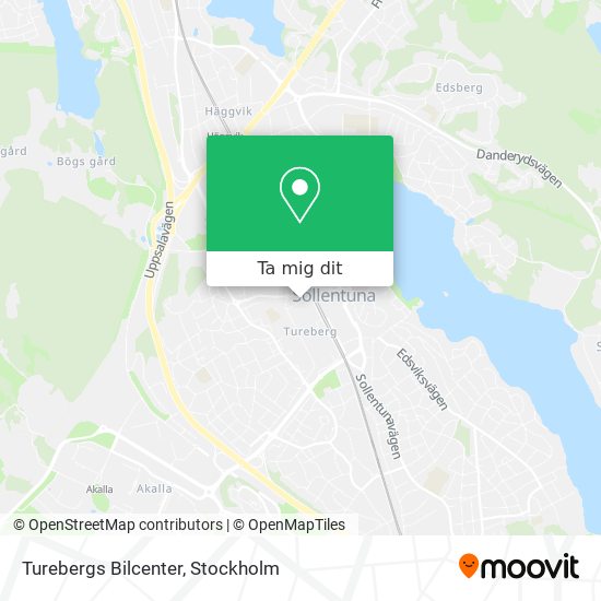 Turebergs Bilcenter karta