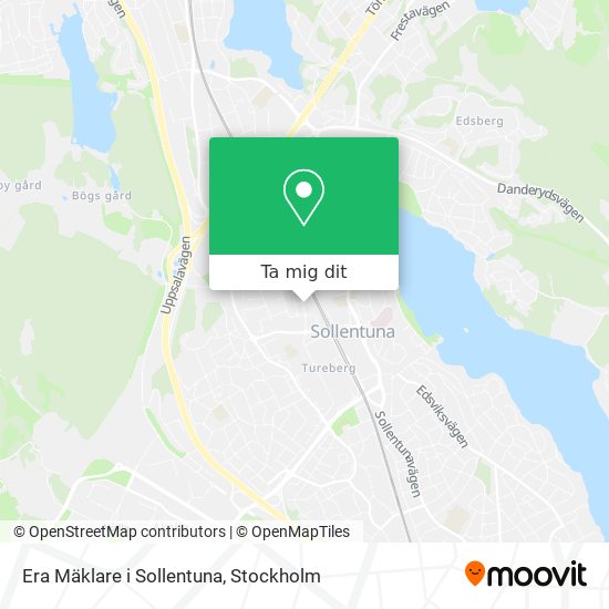 Era Mäklare i Sollentuna karta