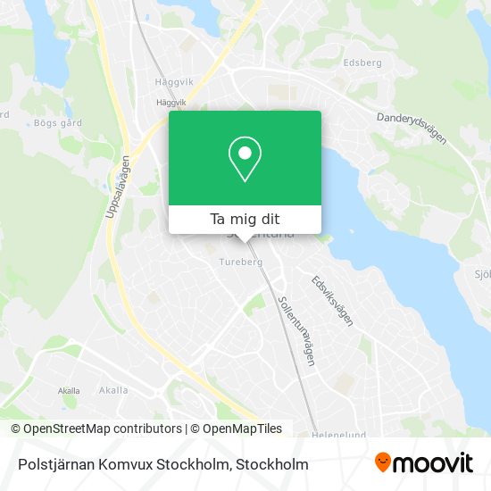 Polstjärnan Komvux Stockholm karta