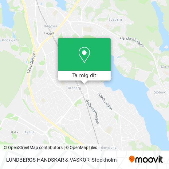 LUNDBERGS HANDSKAR & VÄSKOR karta