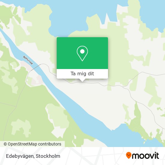 Edebyvägen karta