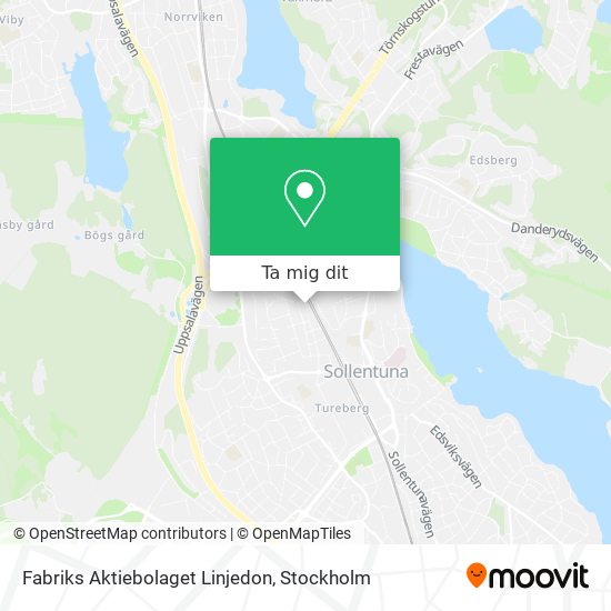 Fabriks Aktiebolaget Linjedon karta