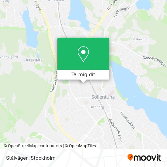 Stålvägen karta