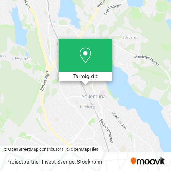 Projectpartner Invest Sverige karta