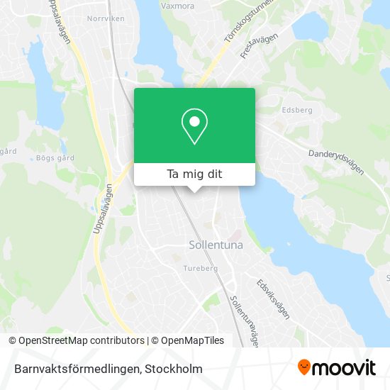 Barnvaktsförmedlingen karta