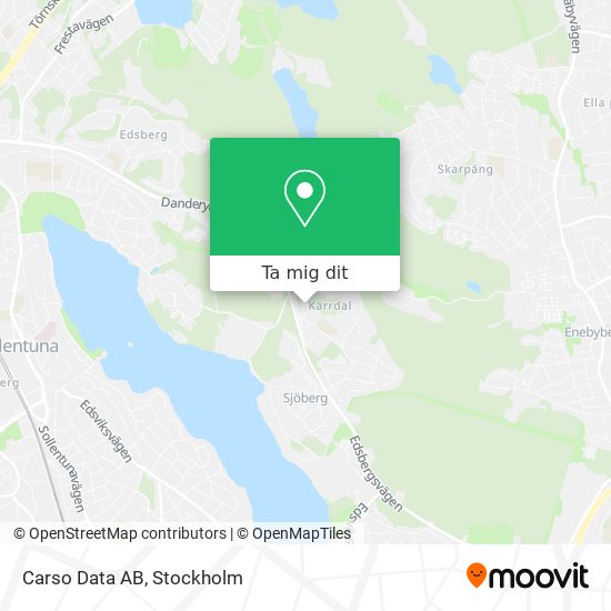 Carso Data AB karta