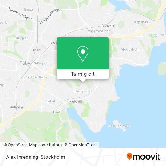 Alex Inredning karta