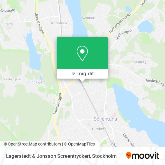 Lagerstedt & Jonsson Screentryckeri karta