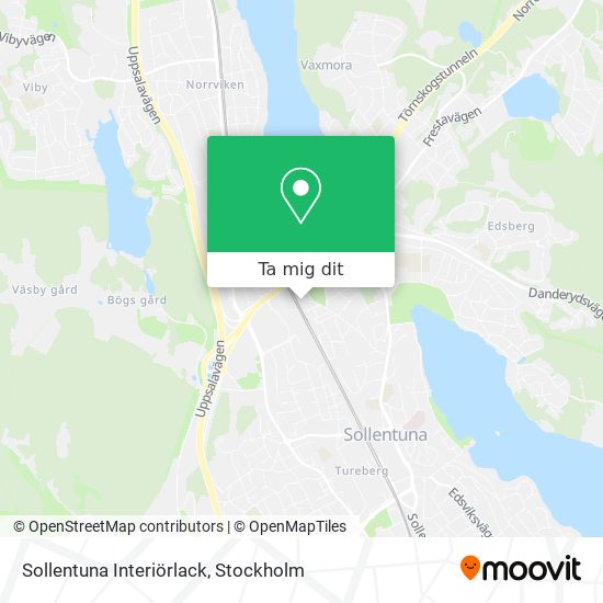 Sollentuna Interiörlack karta