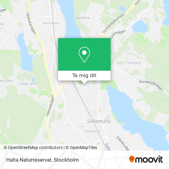 Halta Naturreservat karta