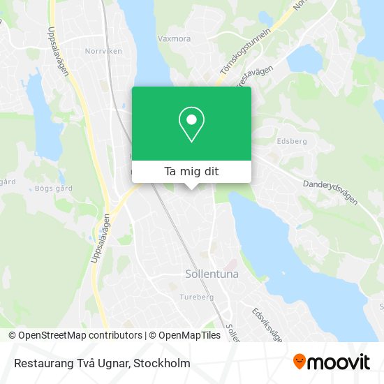 Restaurang Två Ugnar karta