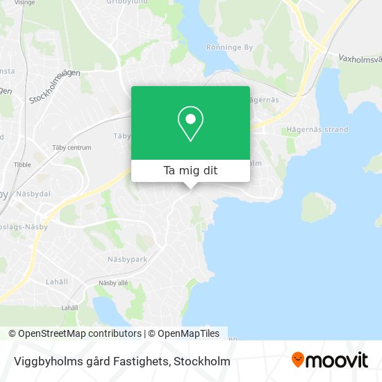 Viggbyholms gård Fastighets karta