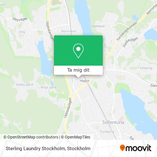Sterling Laundry Stockholm karta