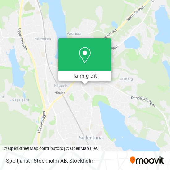 Spoltjänst i Stockholm AB karta