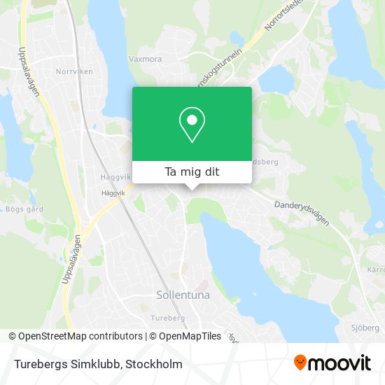 Turebergs Simklubb karta