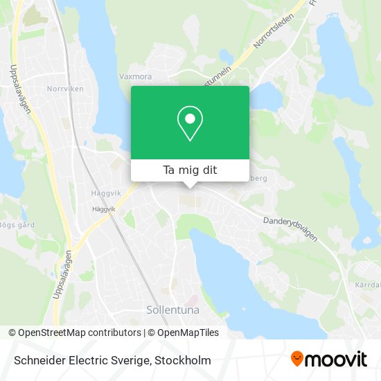 Schneider Electric Sverige karta