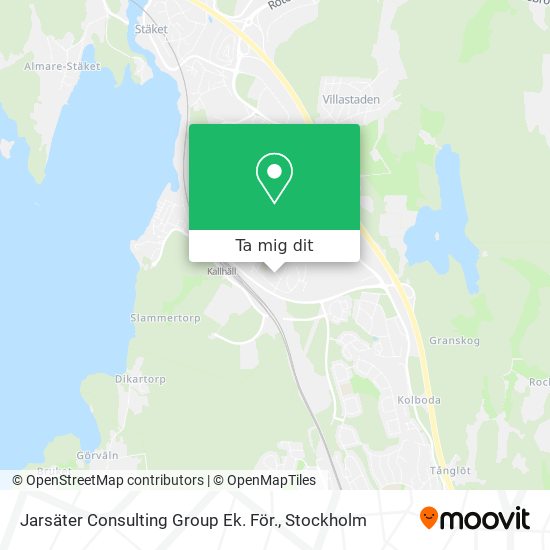Jarsäter Consulting Group Ek. För. karta