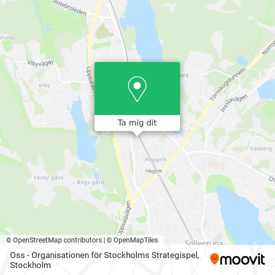 Oss - Organisationen för Stockholms Strategispel karta
