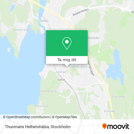 Thunmans Helhetshälsa karta