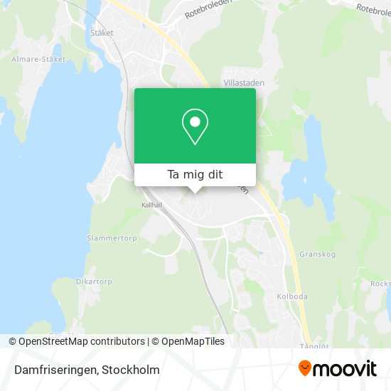 Damfriseringen karta