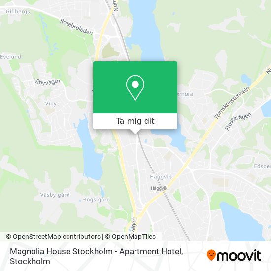 Magnolia House Stockholm - Apartment Hotel karta