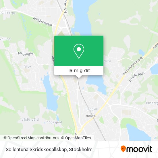 Sollentuna Skridskosällskap karta