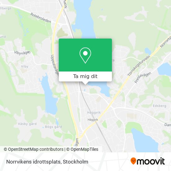 Norrvikens idrottsplats karta