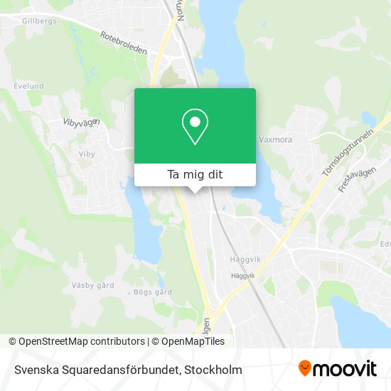 Svenska Squaredansförbundet karta