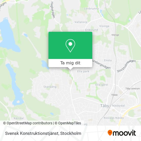 Svensk Konstruktionstjänst karta