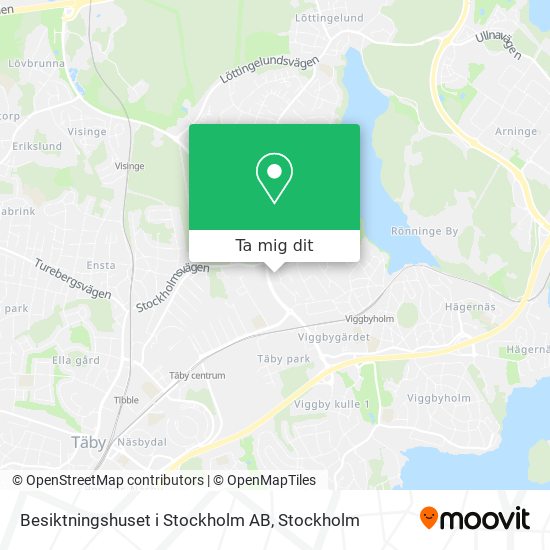 Besiktningshuset i Stockholm AB karta