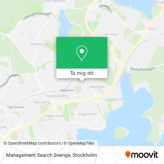 Management Search Sverige karta