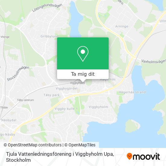 Tjula Vattenledningsförening i Viggbyholm Upa karta