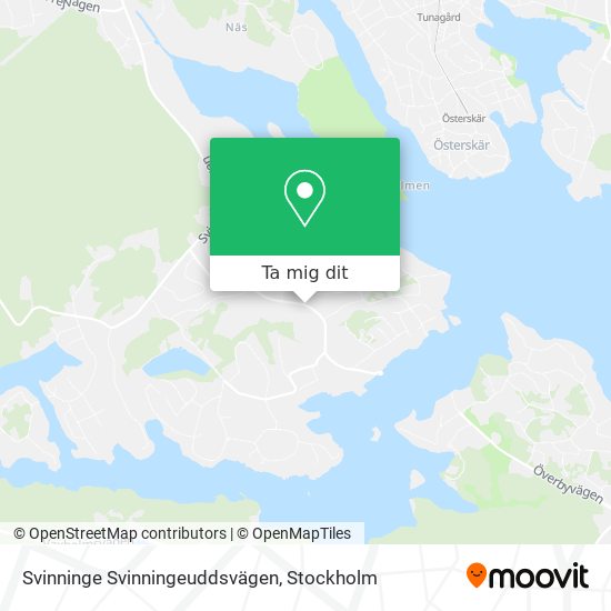 Svinninge Svinningeuddsvägen karta