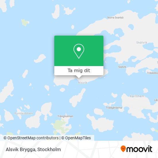 Alsvik Brygga karta